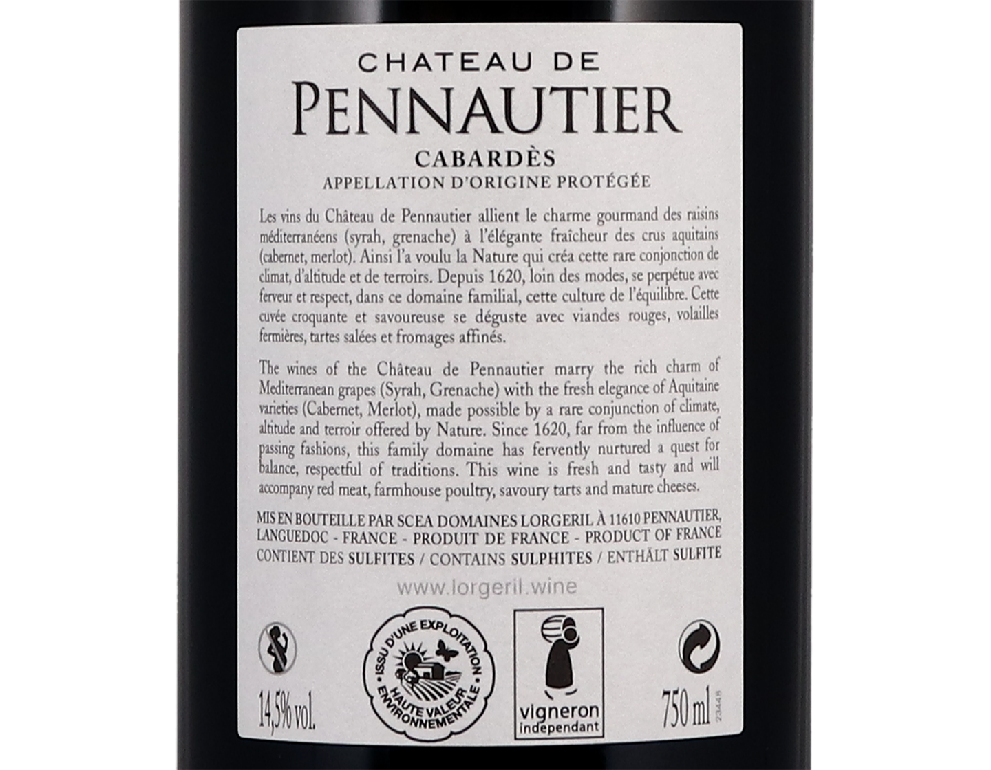 Cabardès, Château de Pennautier 2019