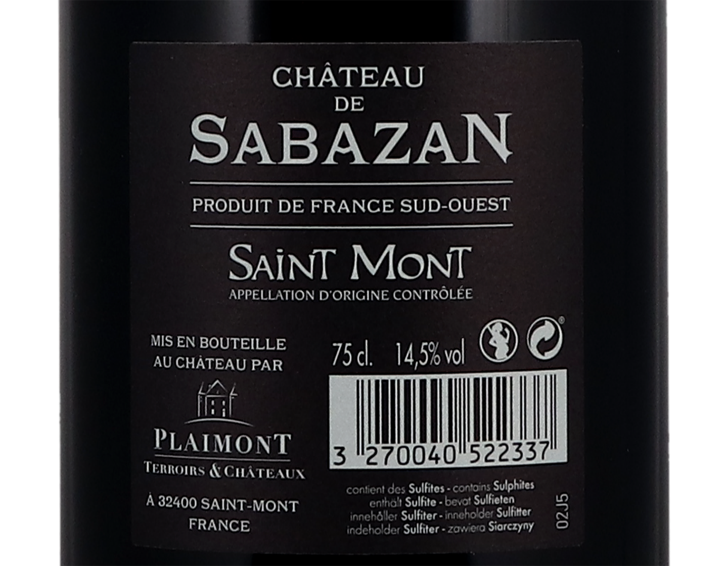 Saint Mont Chateau de Sabazan 2017