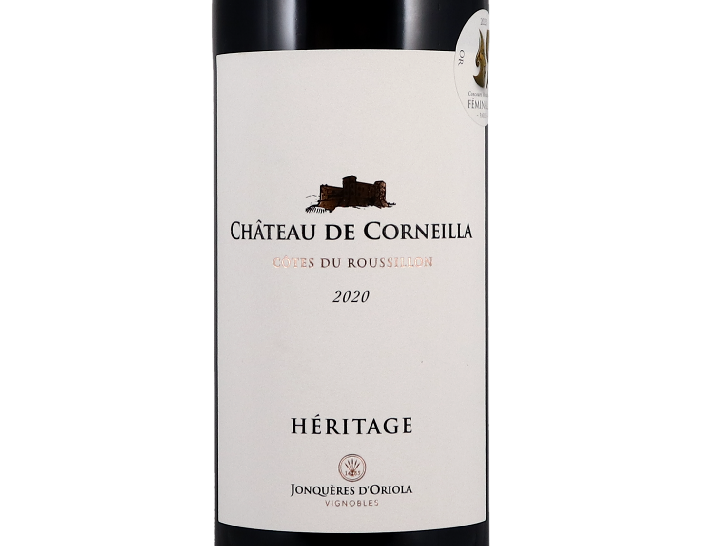 Côtes du Roussillon Héritage Rouge, Château de Corneilla 2020