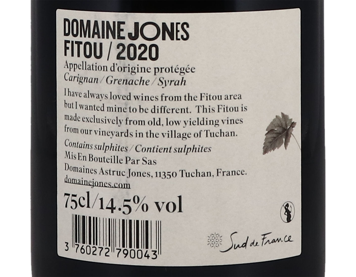 Fitou, Domaine Jones 2020