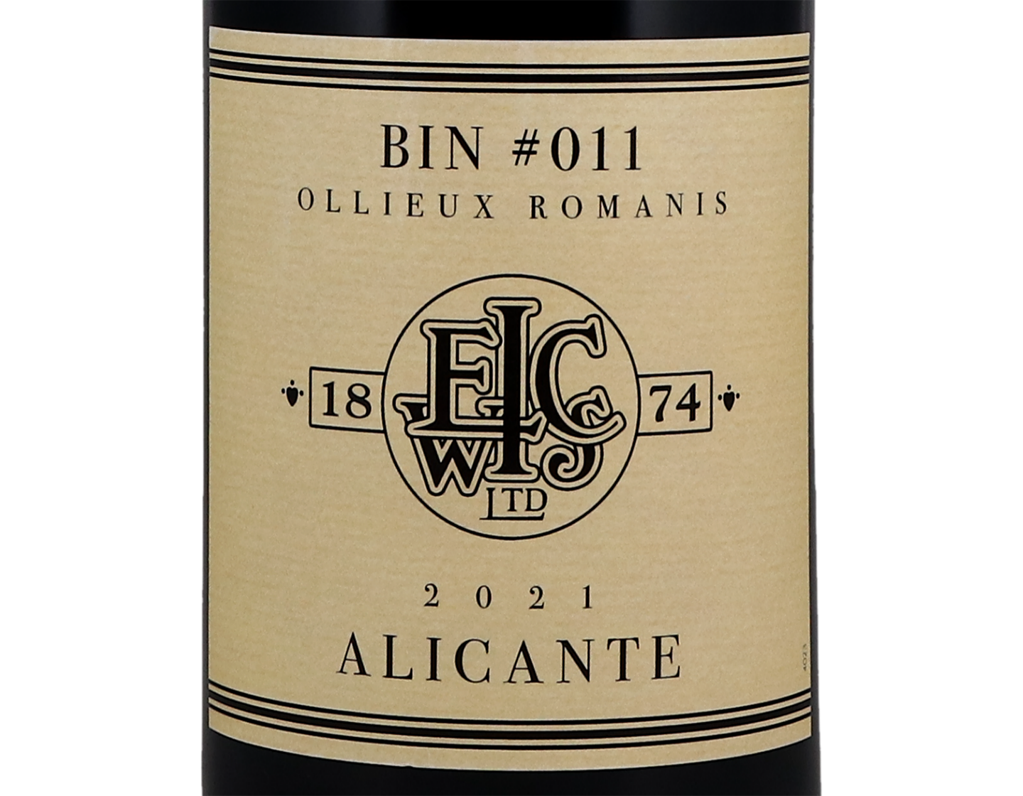 Bin #011 Vin de France Alicante 2021