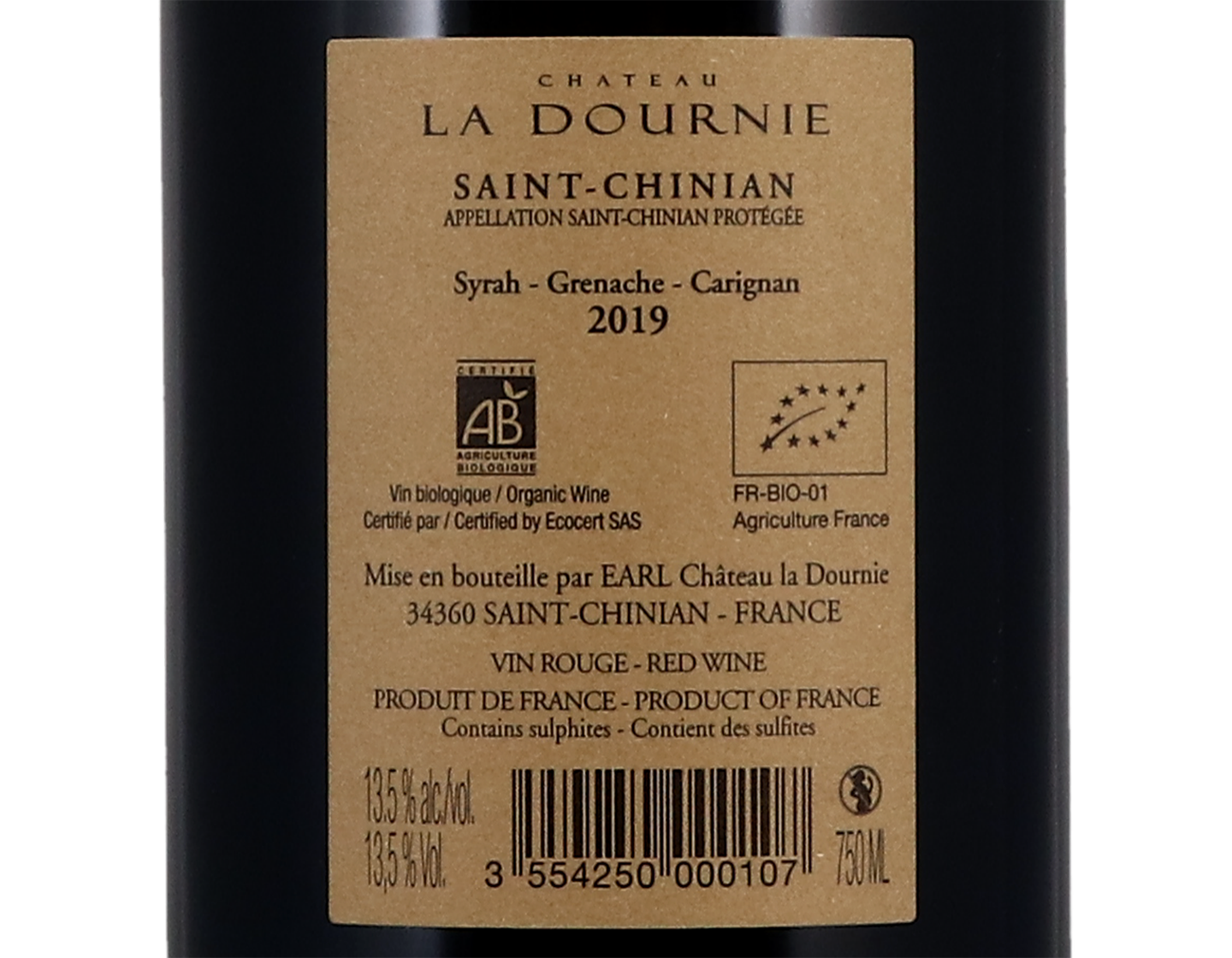 Saint-Chinian, Château La Dournie 2019