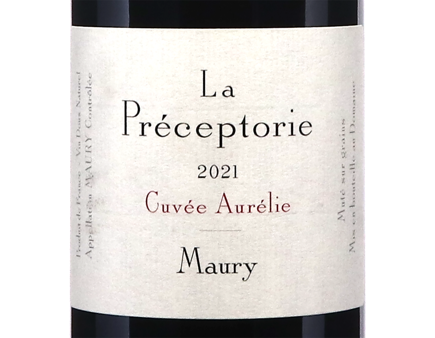 Maury Grenat Cuvee Aurelie Parce Freres 2021