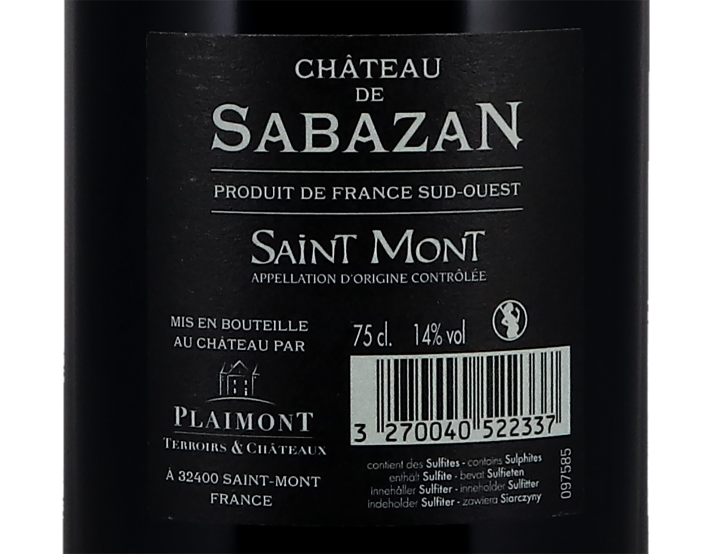 Saint Mont Chateau de Sabazan 2018