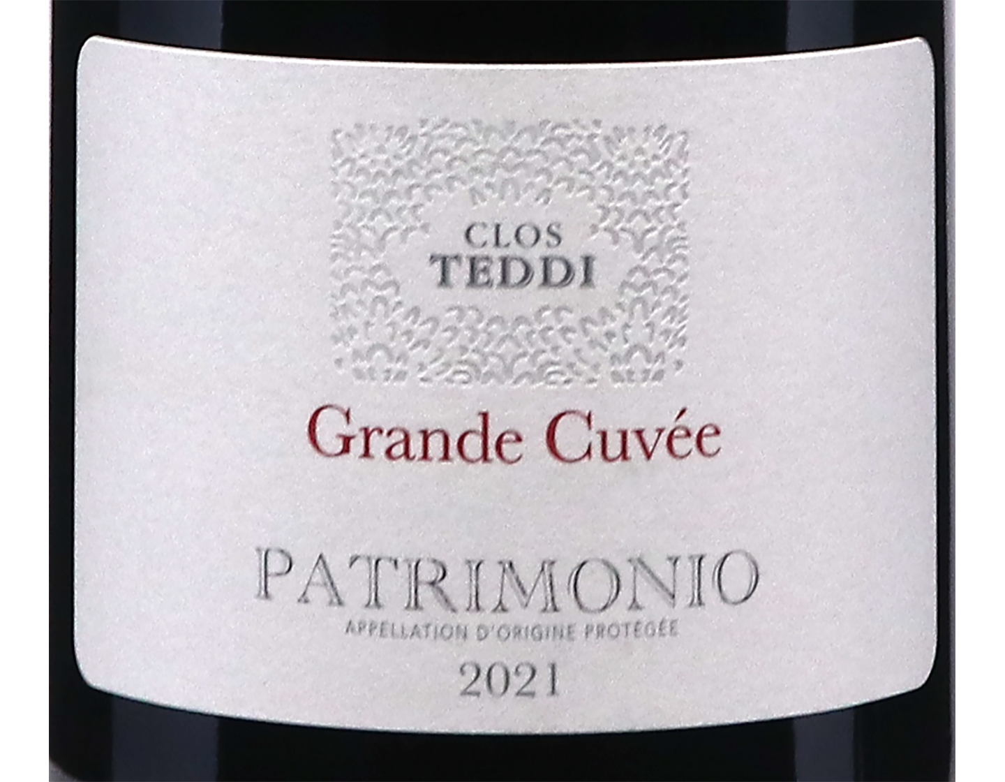 Patrimonio Rouge Grande cuvee Clos Teddi 2021