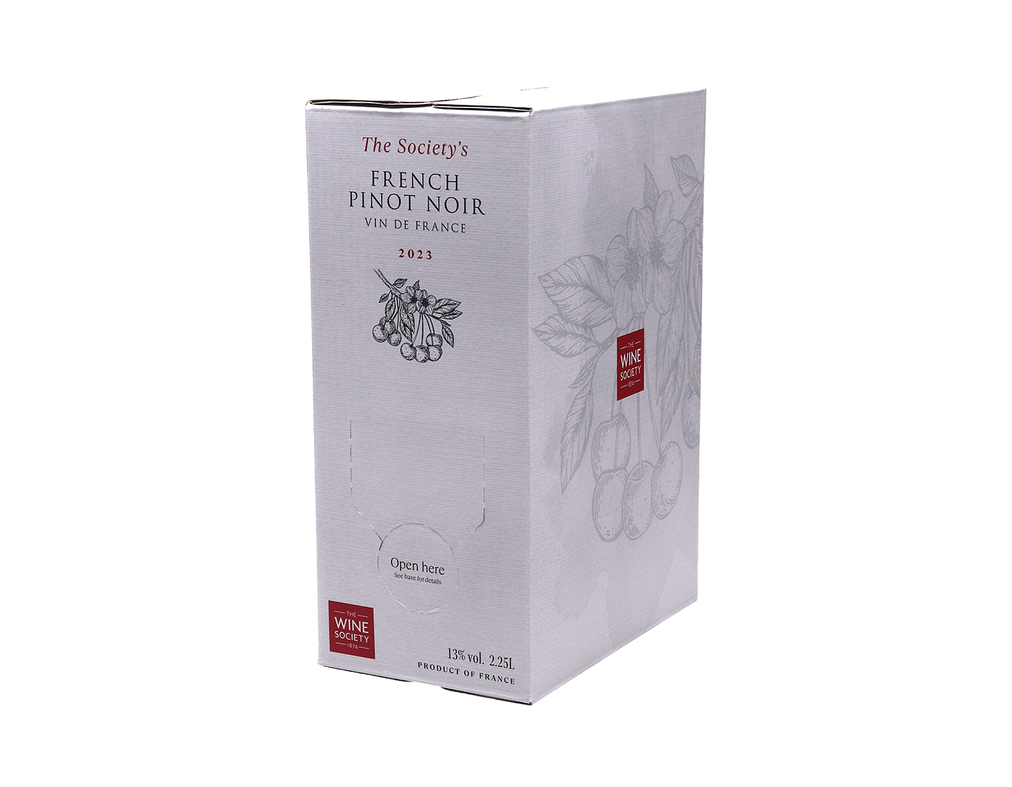 The Society's French Pinot Noir Bag in Box 2023 2.25 Litre