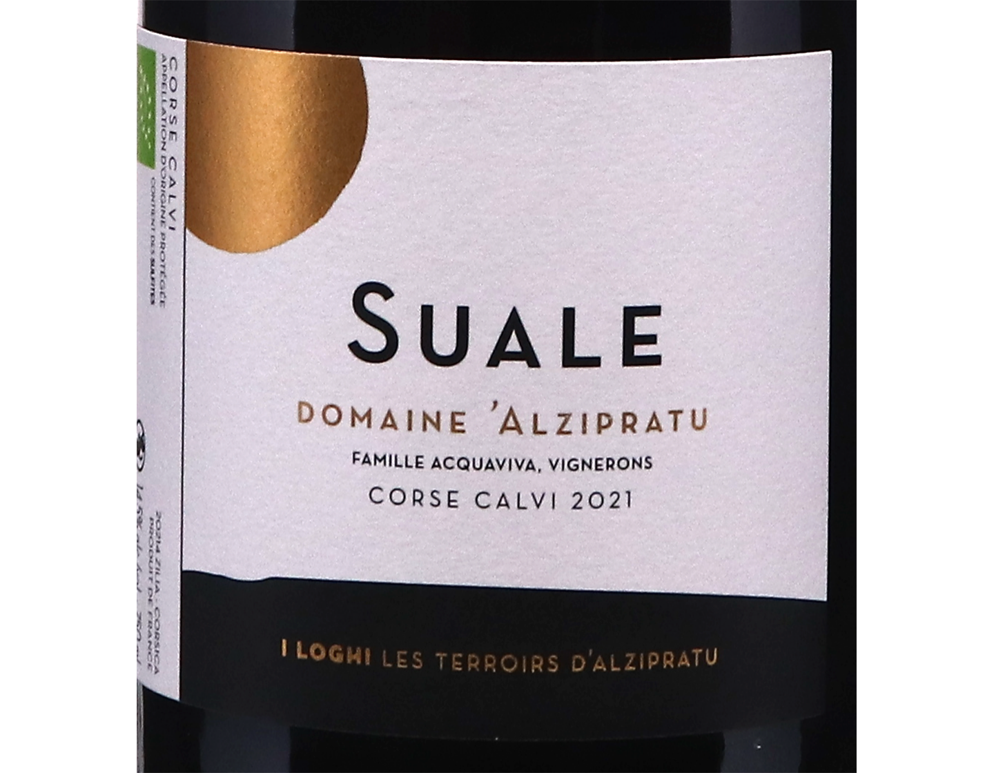 Corse Calvi Suale Domaine Alzipratu 2021