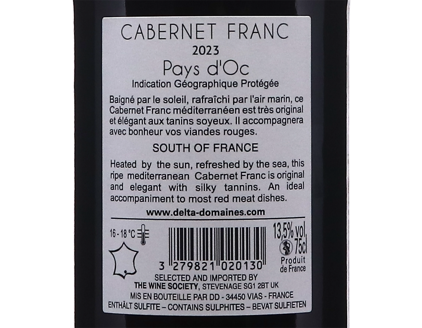 Cabernet Franc, Pays d'Oc, Domaine du Bosc 2023