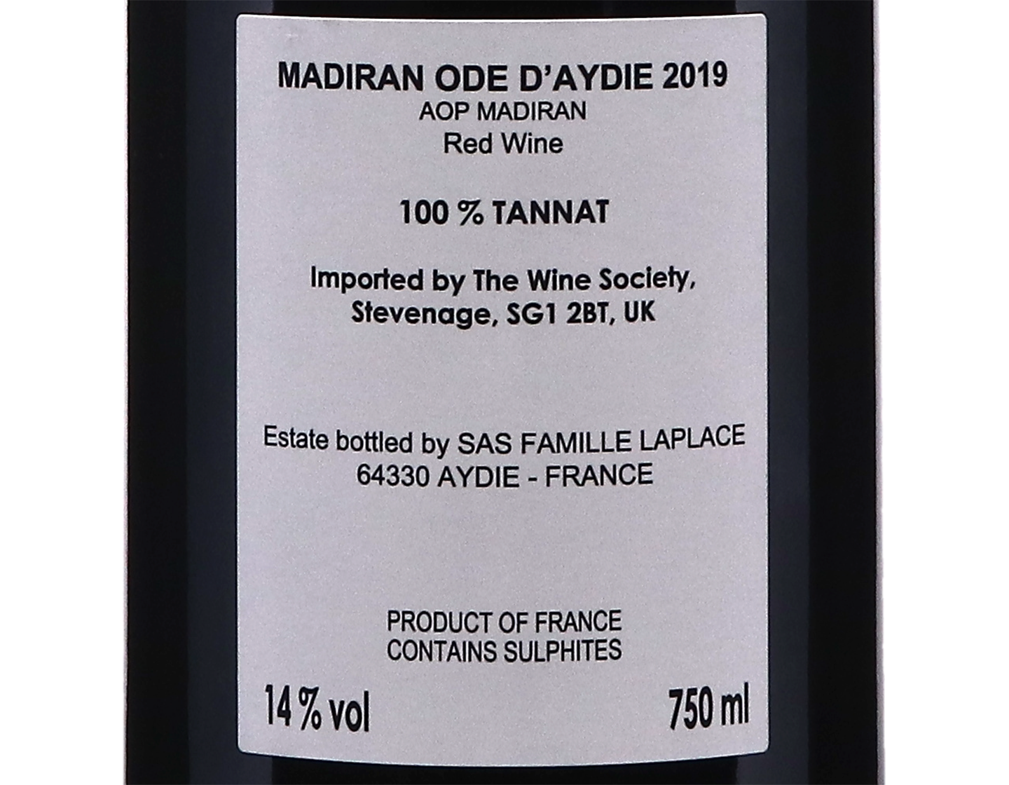 Madiran Ode d'Aydie 2019