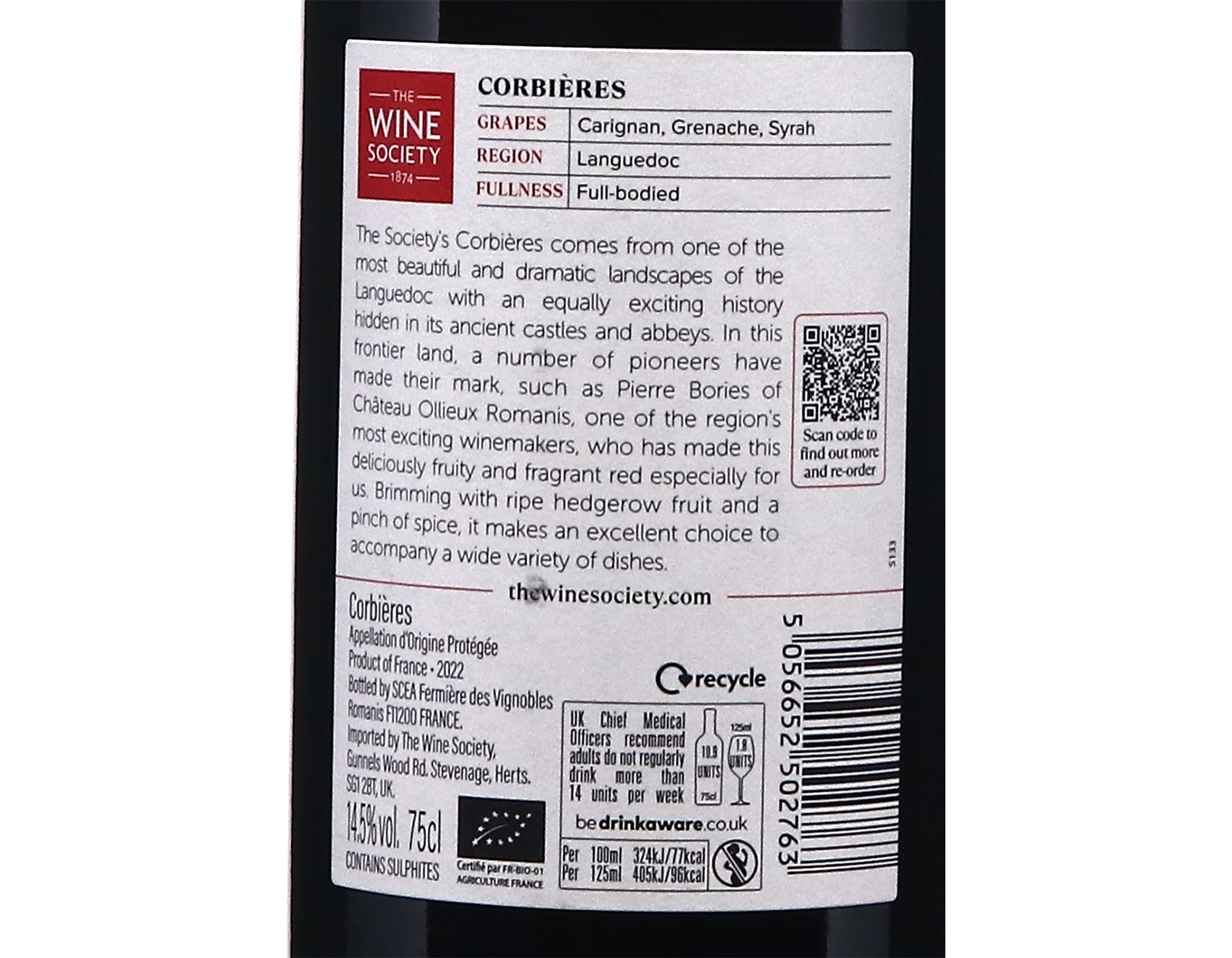 The Society's Corbieres 2022
