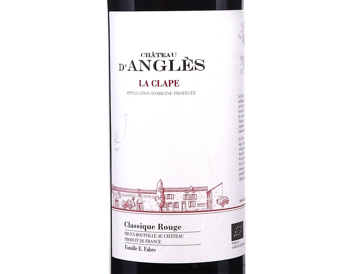 La Clape Rouge Chateau d'Angles 2022