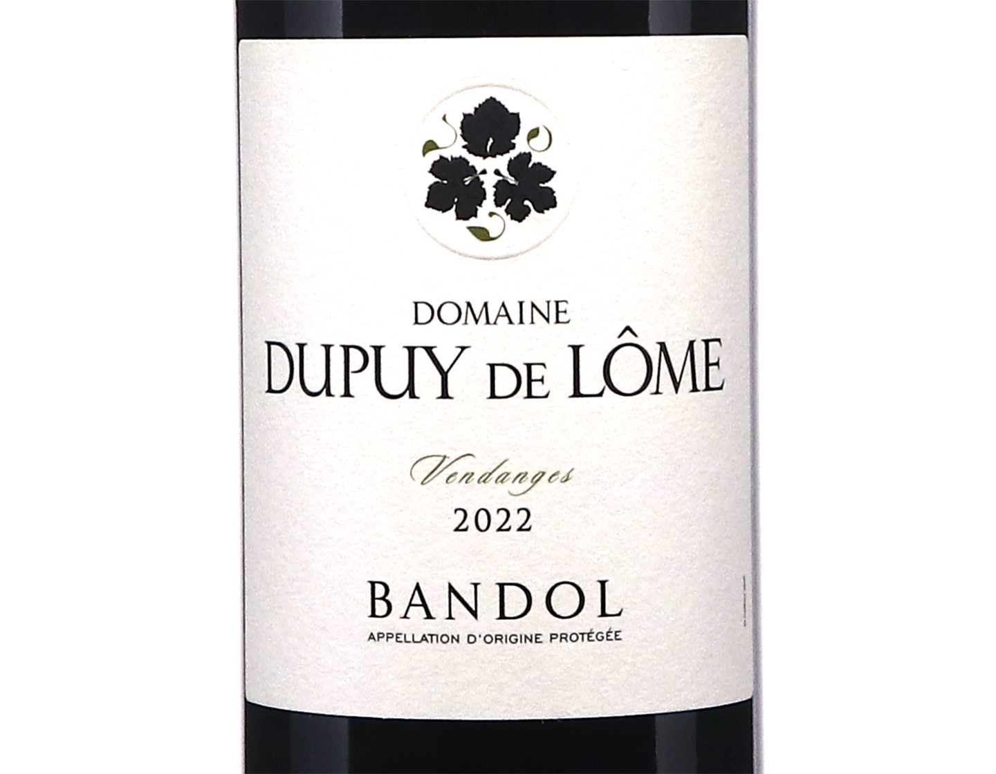 Bandol Domaine Dupuy de Lome 2022 ORGANIC