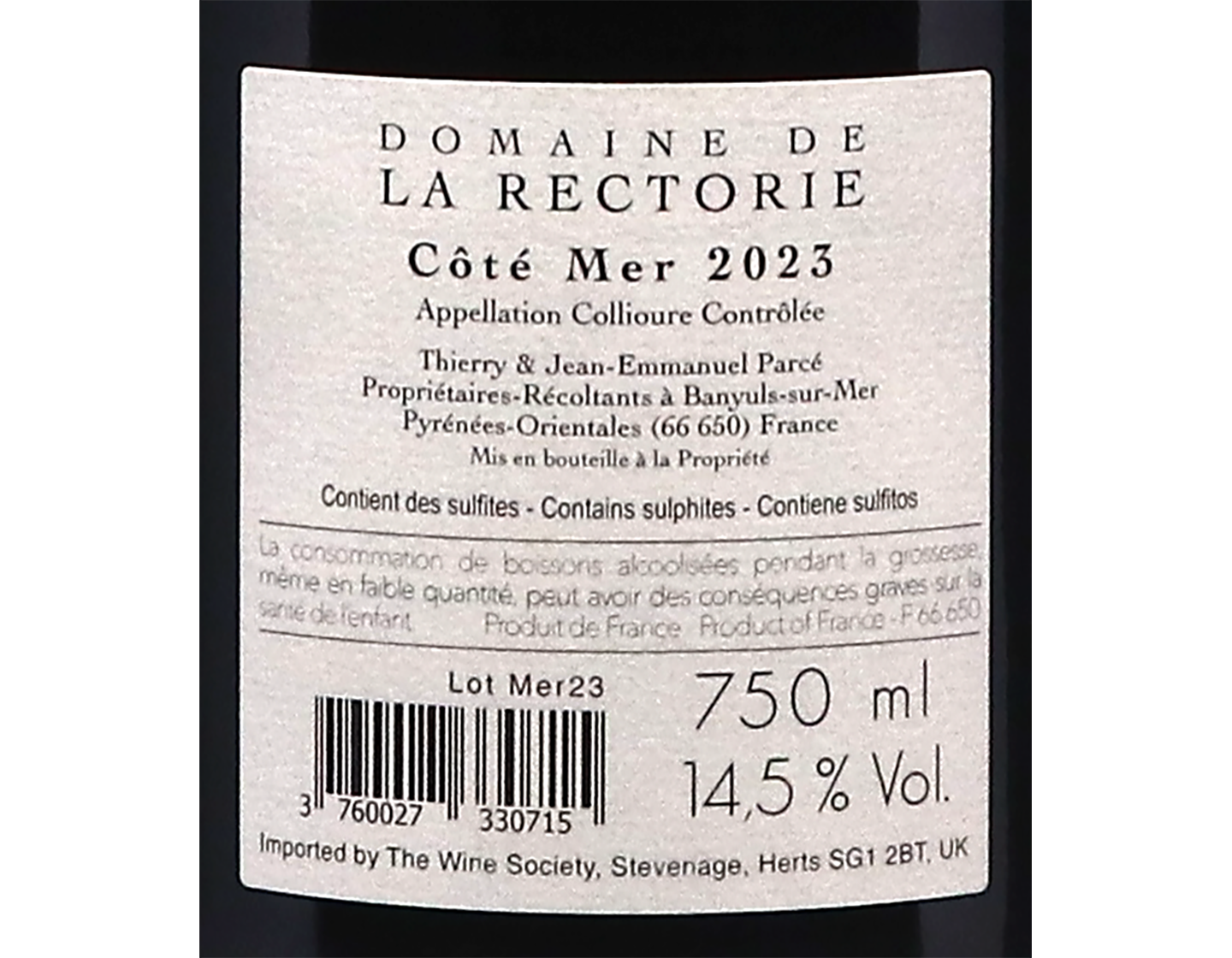 Collioure Cote Mer Dom de la Rectorie 2023