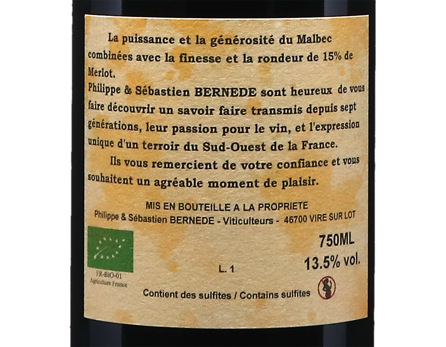 Cahors Clos La Coutale 2023