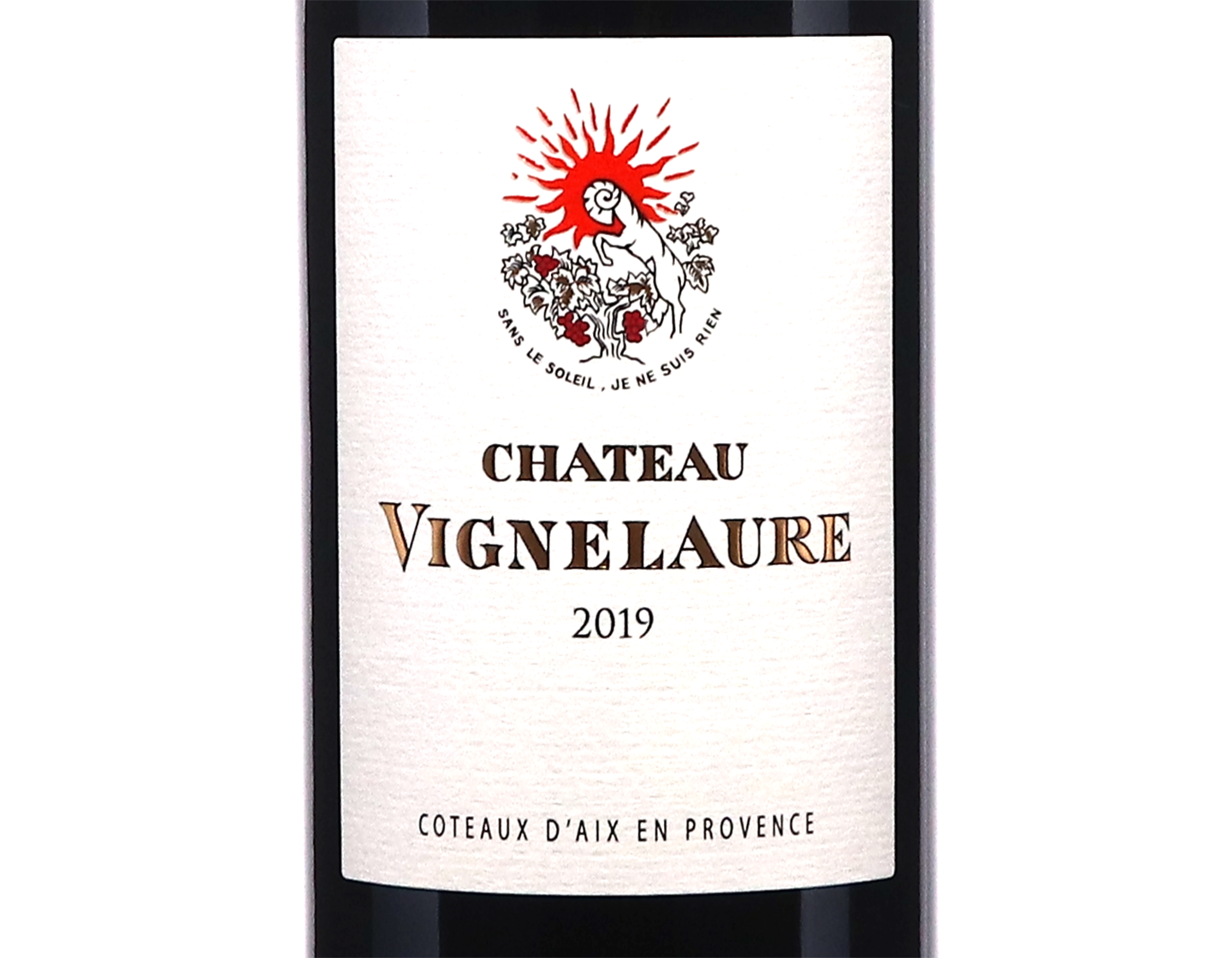 Coteaux d Aix en Provence Chateau Vignelaure 2019 ORGANIC