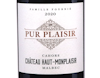 Cahors Ch Monplaisir Pur Plaisir 2020 view 2