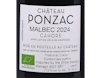 Cahors 'Maintenant ou Jamais', Château Ponzac 2024 view 3