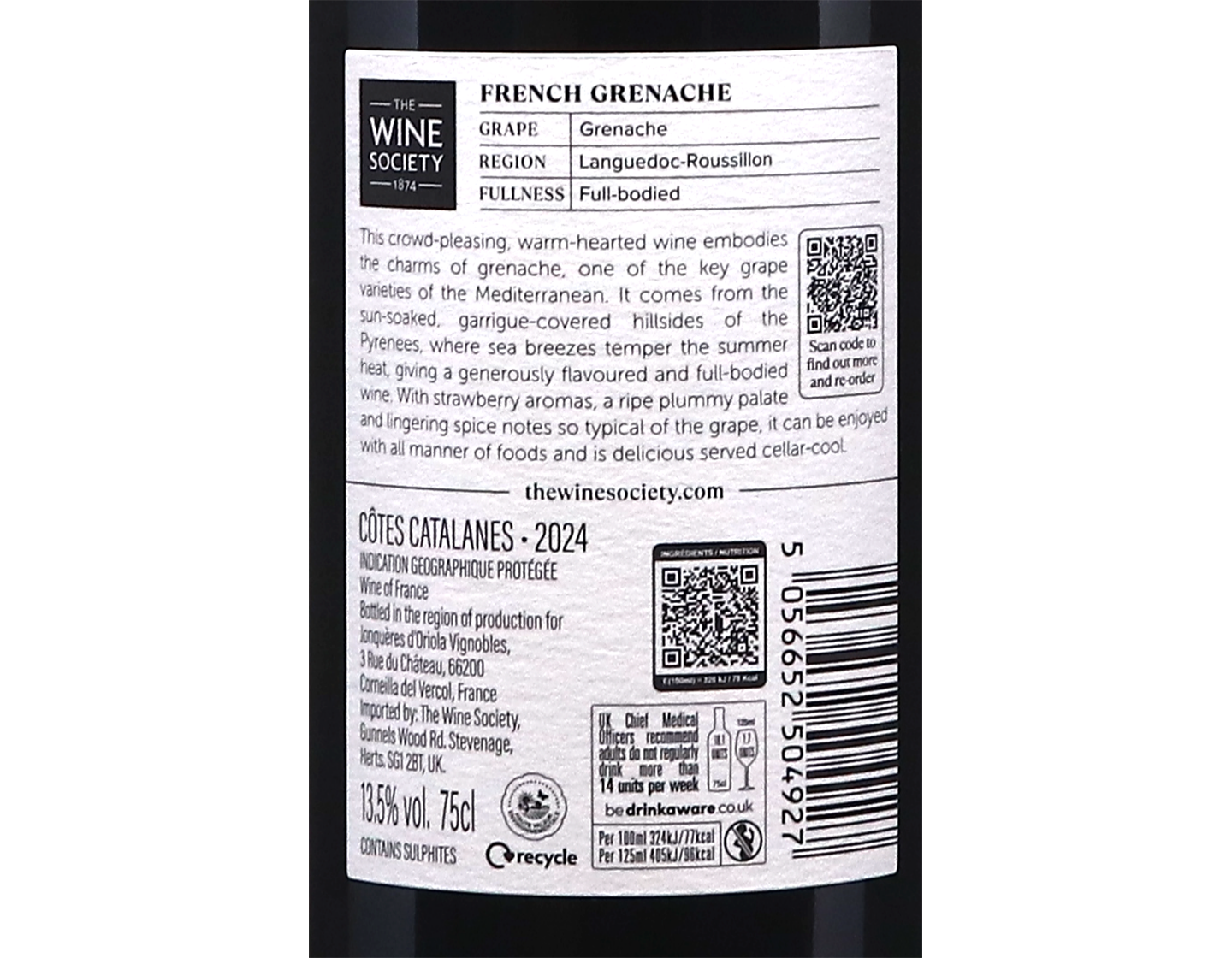 The Society's French Grenache 2024