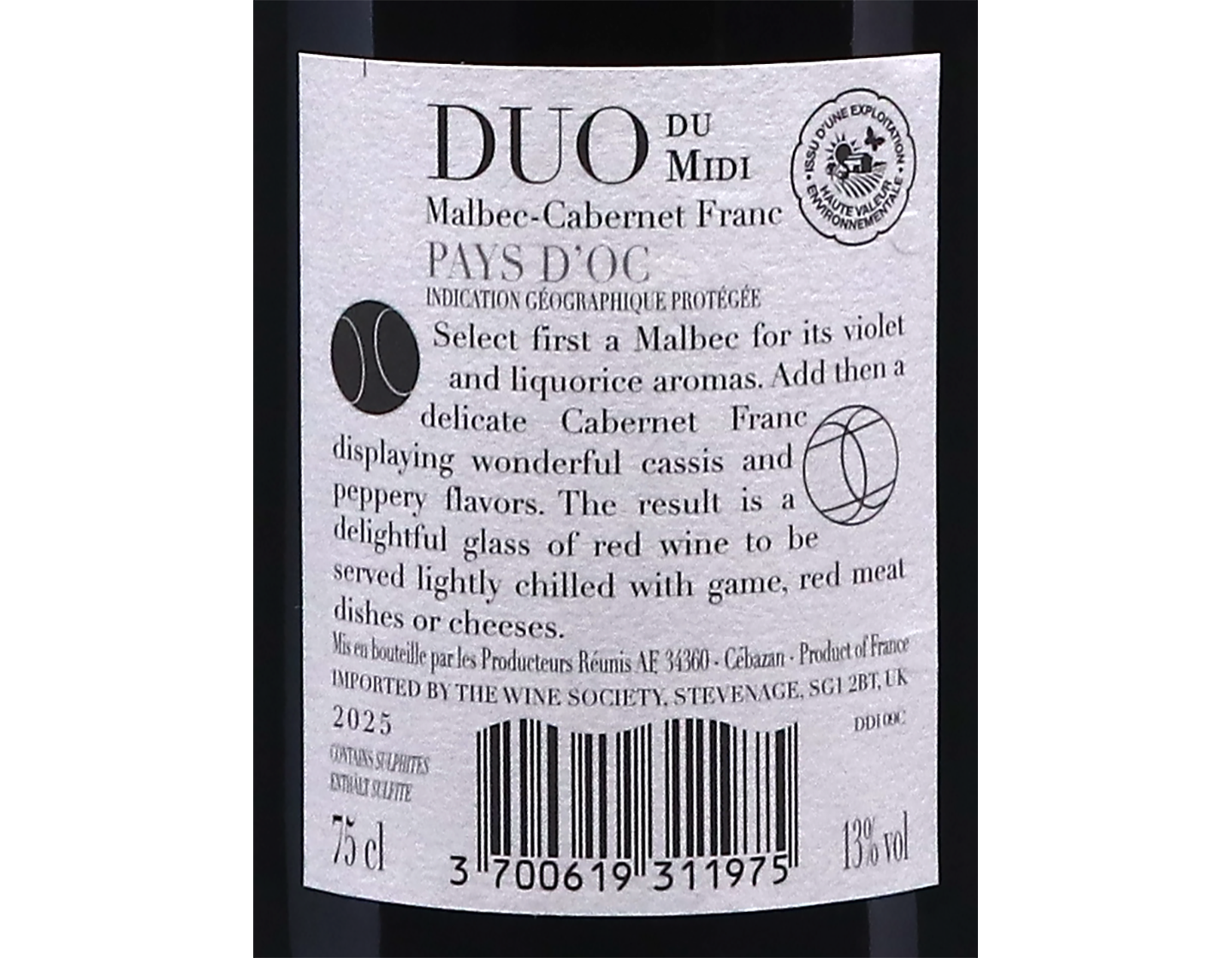 Duo du Midi, Pays d'Oc 2025