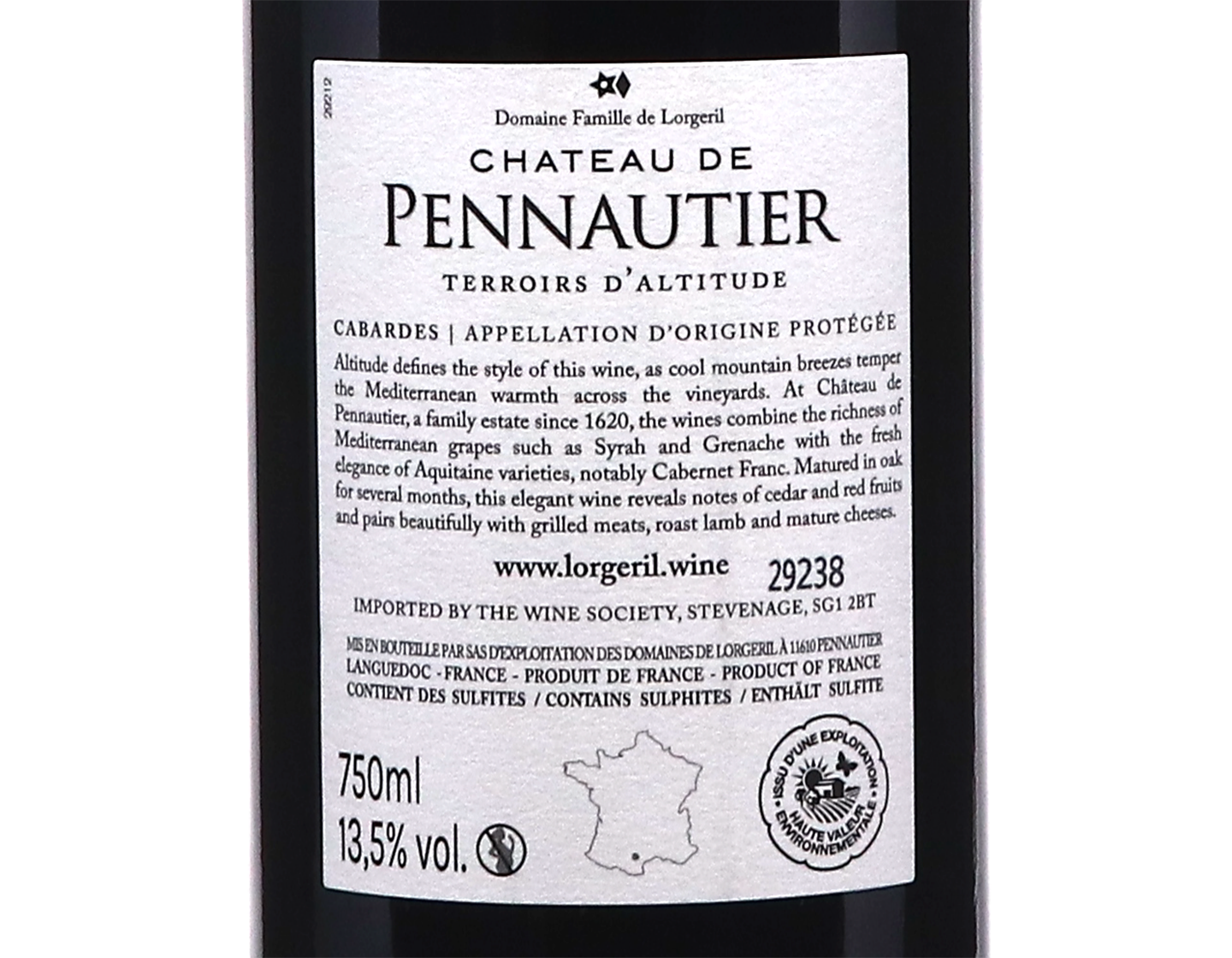 Cabardès Terroirs d'Altitude, Château de Pennautier 2021