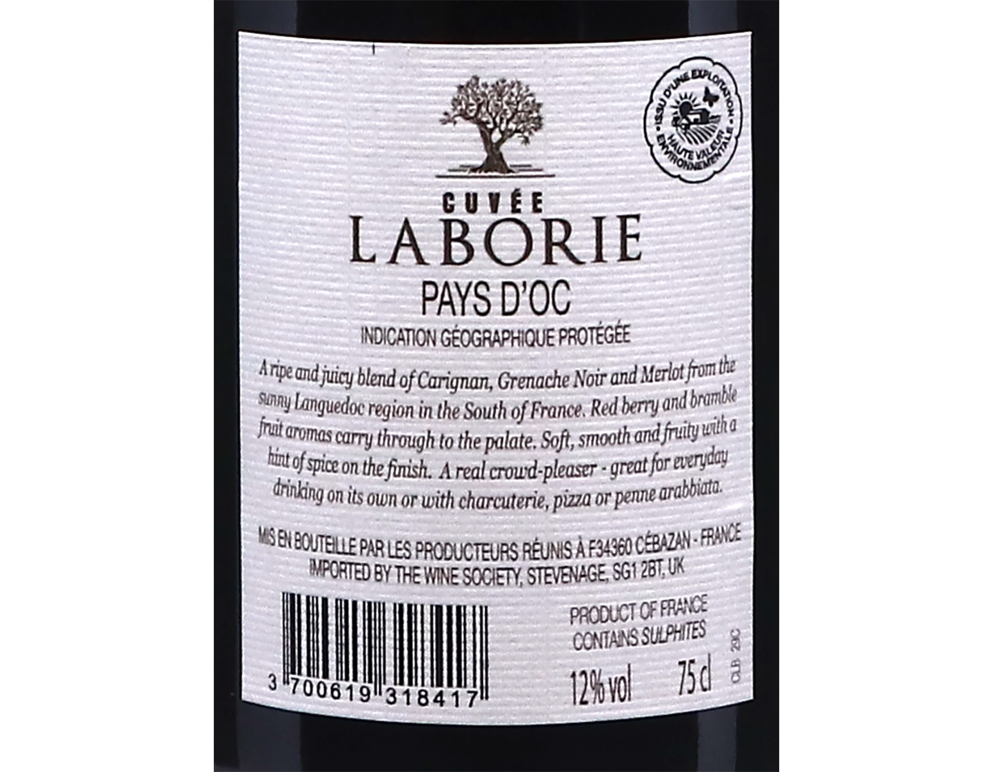 Cuvee Laborie Rouge Pays d'Oc 2025