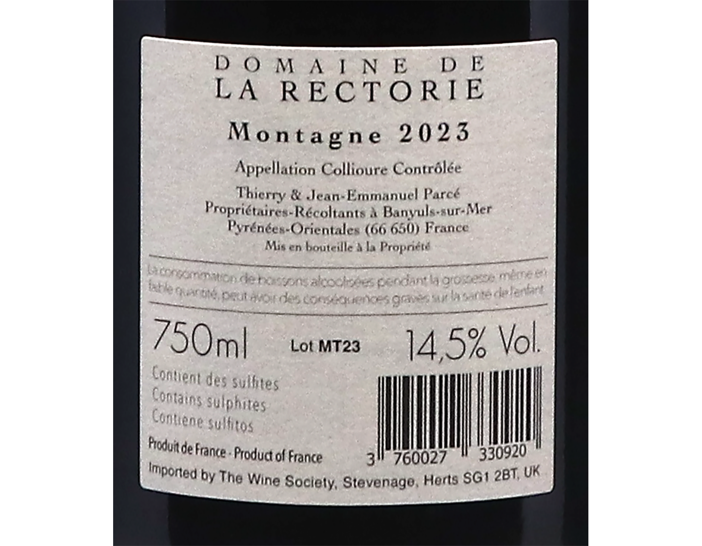Collioure Cote Montagne Dom de la Rectorie 2023