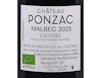 Cahors 'Maintenant ou Jamais', Château Ponzac 2025 view 3