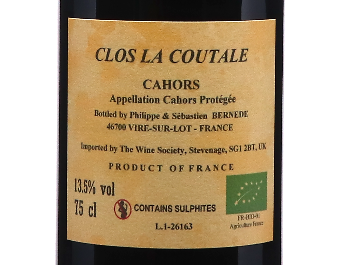 Cahors, Clos La Coutale 2024