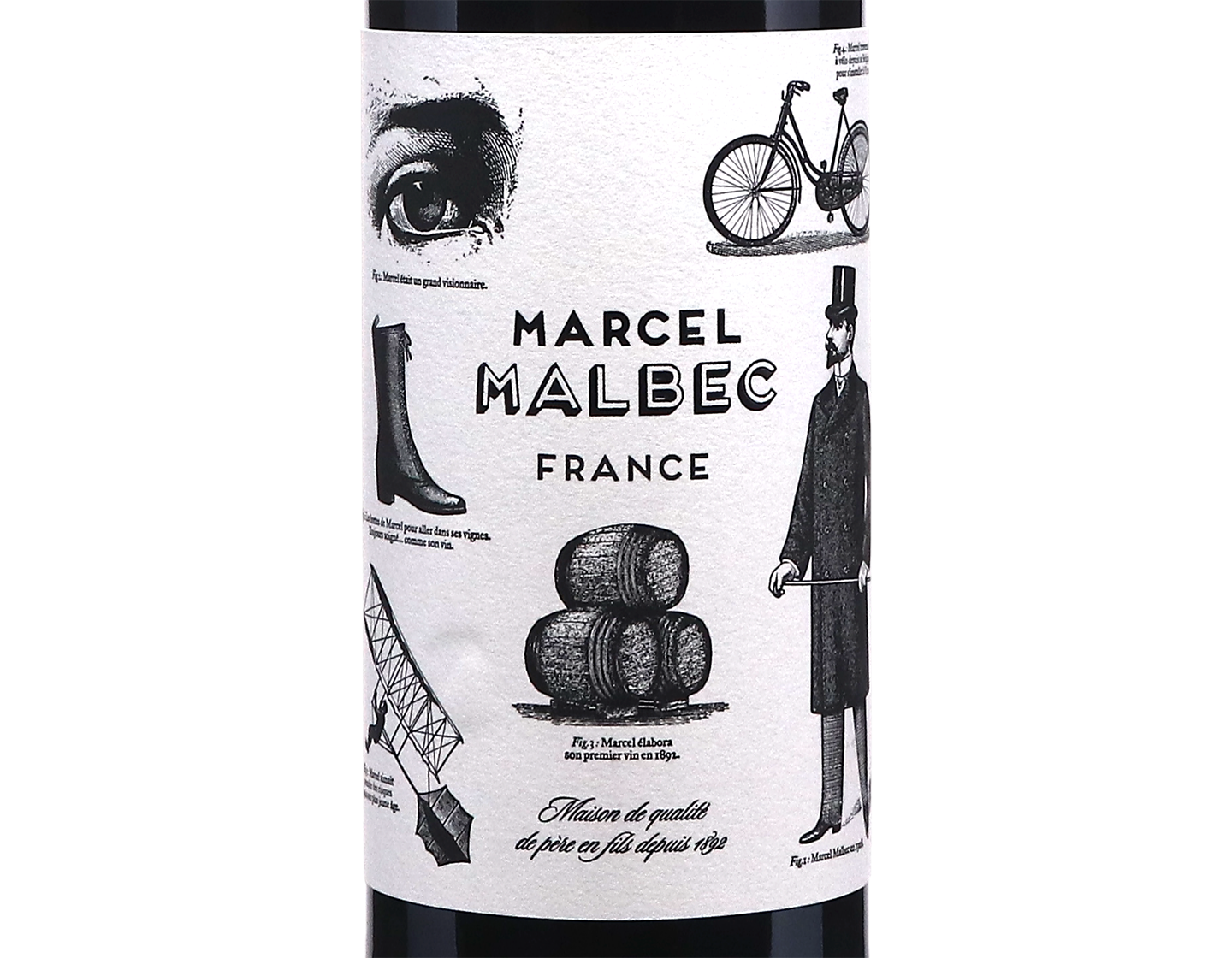 Marcel Malbec, du Cèdre, Vin de France 2025
