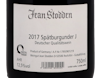 Spatburgunder J Ahr Jean Stodden 2017 view 3