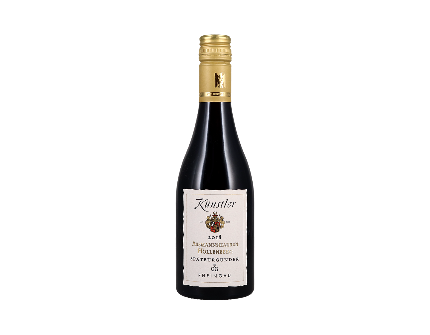 Half bottle of Assmansshauser Hollenberg Pinot Noir GG Kunstler 2018