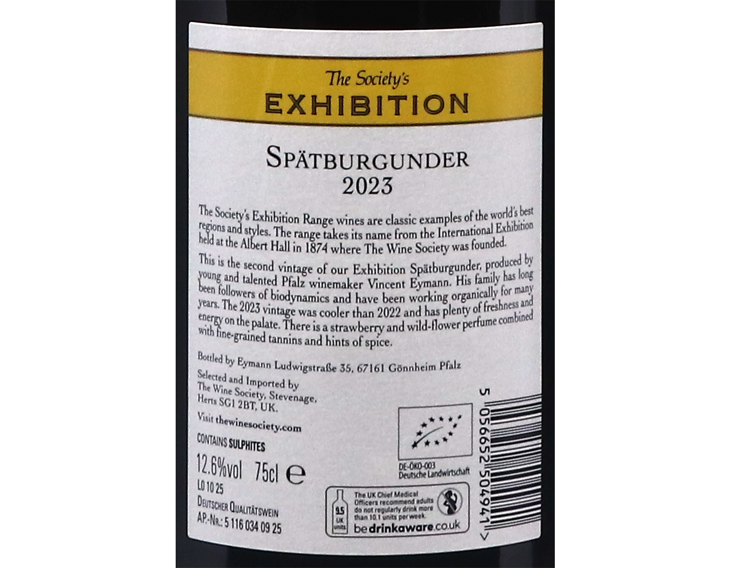 The Society's Exhibition Spatburgunder 2023