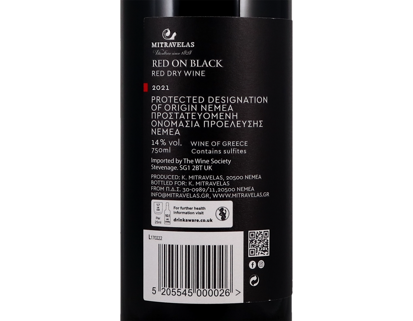 Mitravelas 'Red on Black' Agiorgitiko 2021
