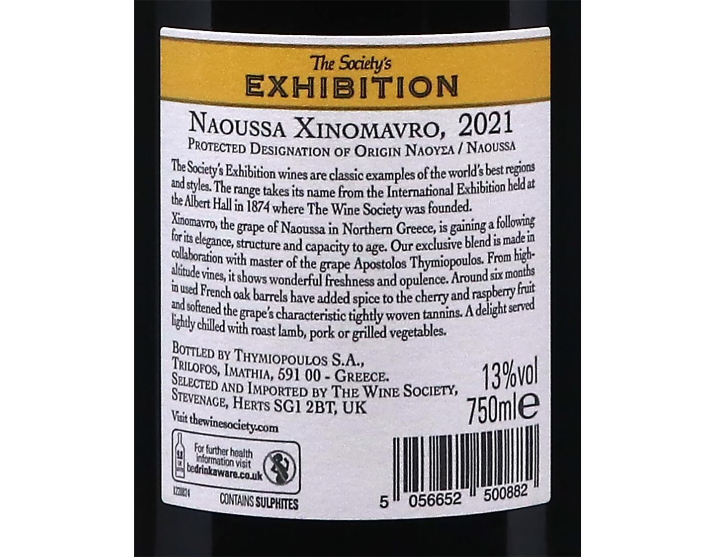 The Society's Exhibition Naoussa Xinomavro 2021