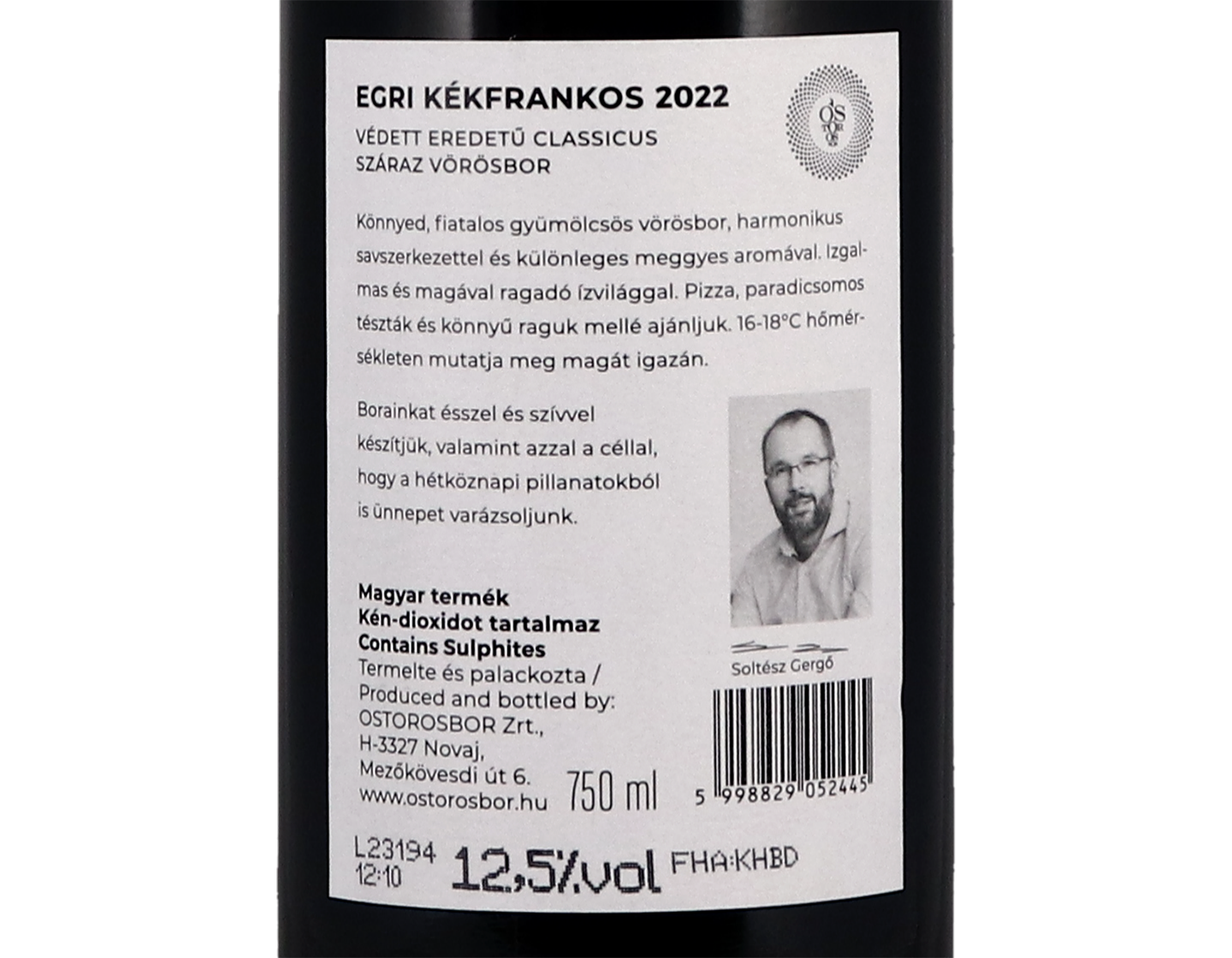 Kekfrankos Ostoros 2022