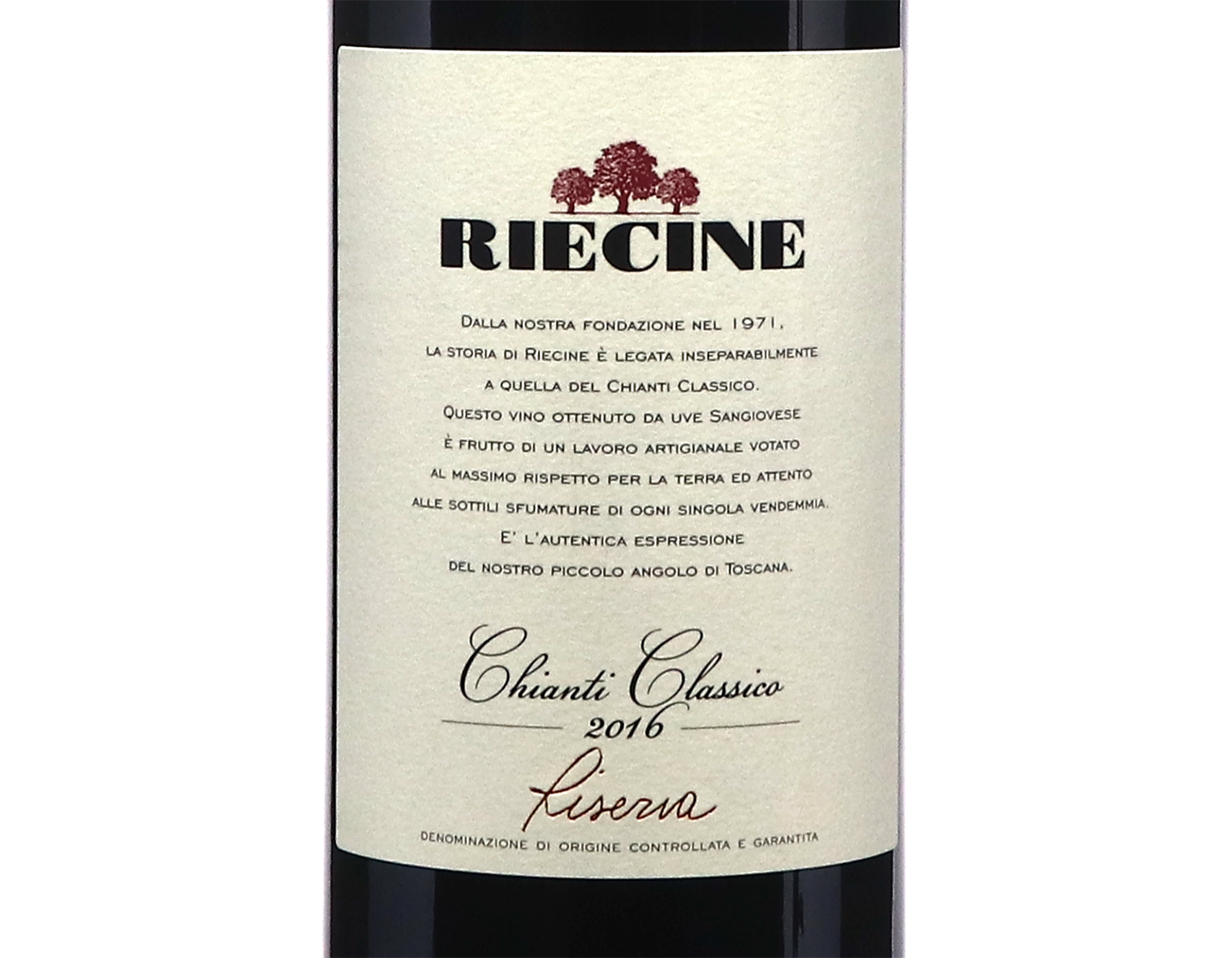 Chianti Classico Riserva Riecine 2016