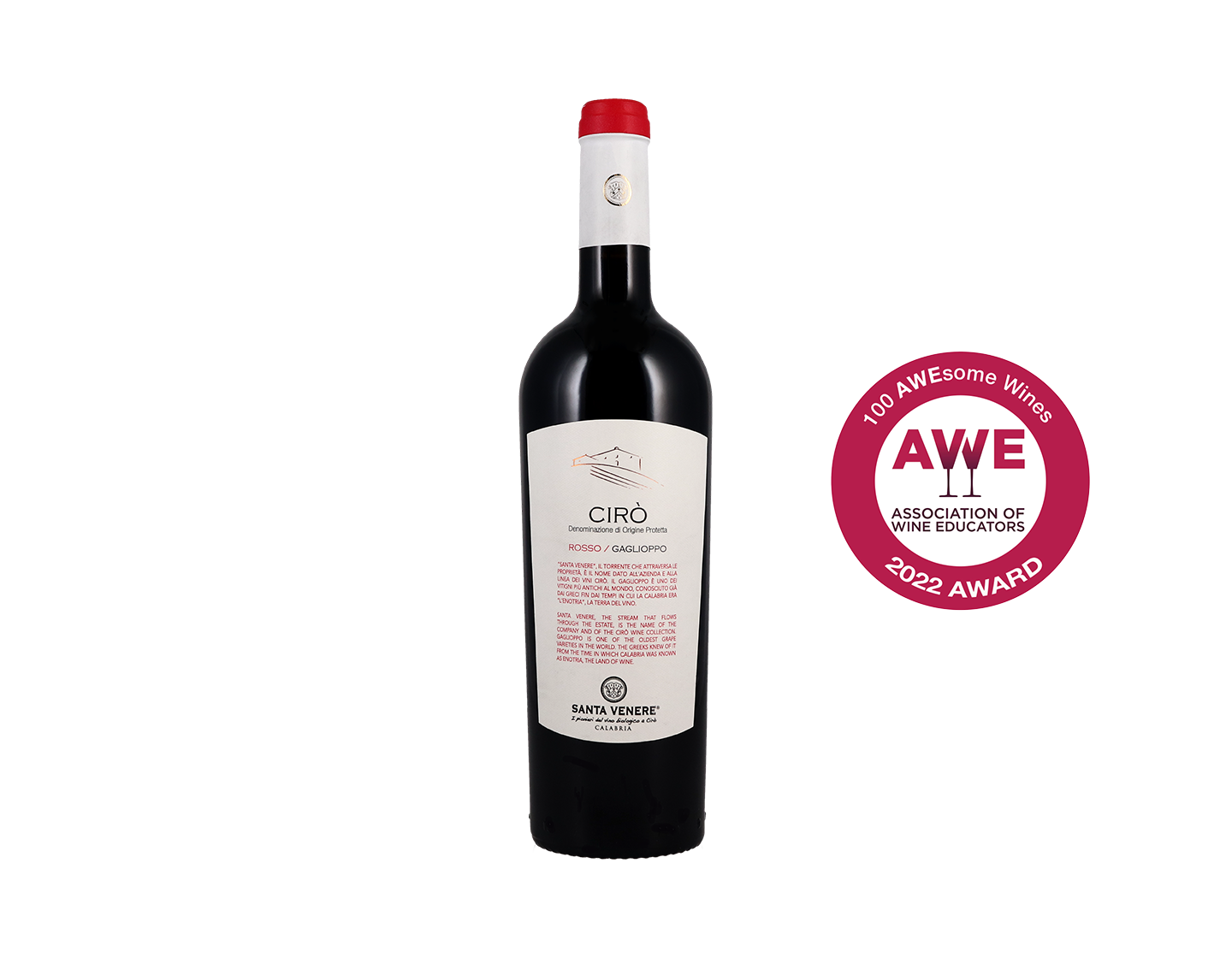 Ciro Rosso Gaglioppo Santa Venere 2019 ORGANIC