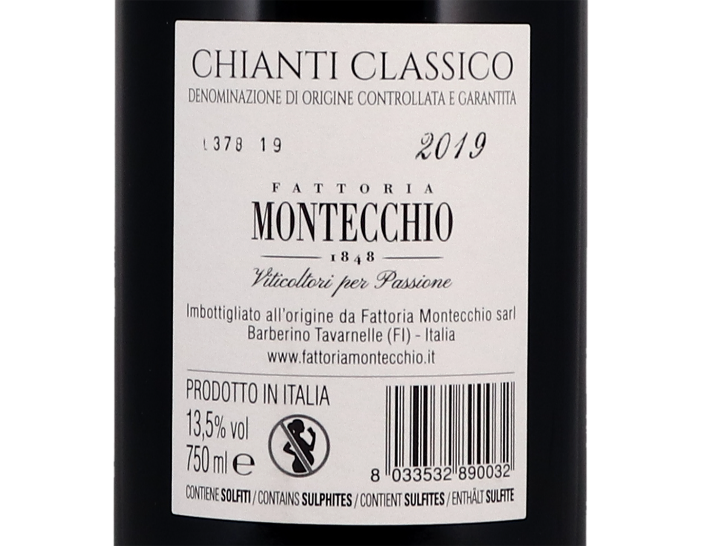 Chianti Classico, Fattoria Montecchio 2019
