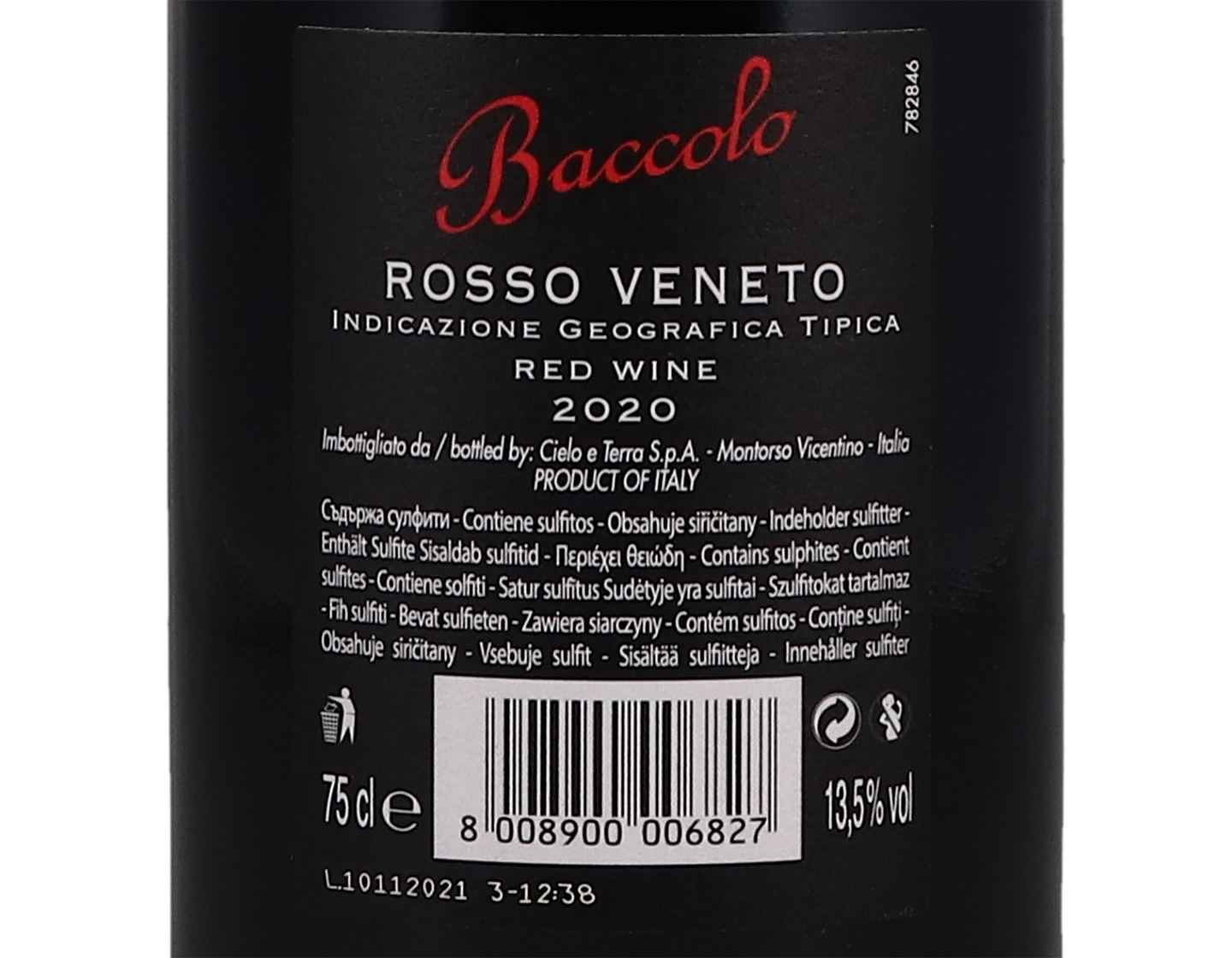 Baccolo Appassimento Rosso Veneto 2020