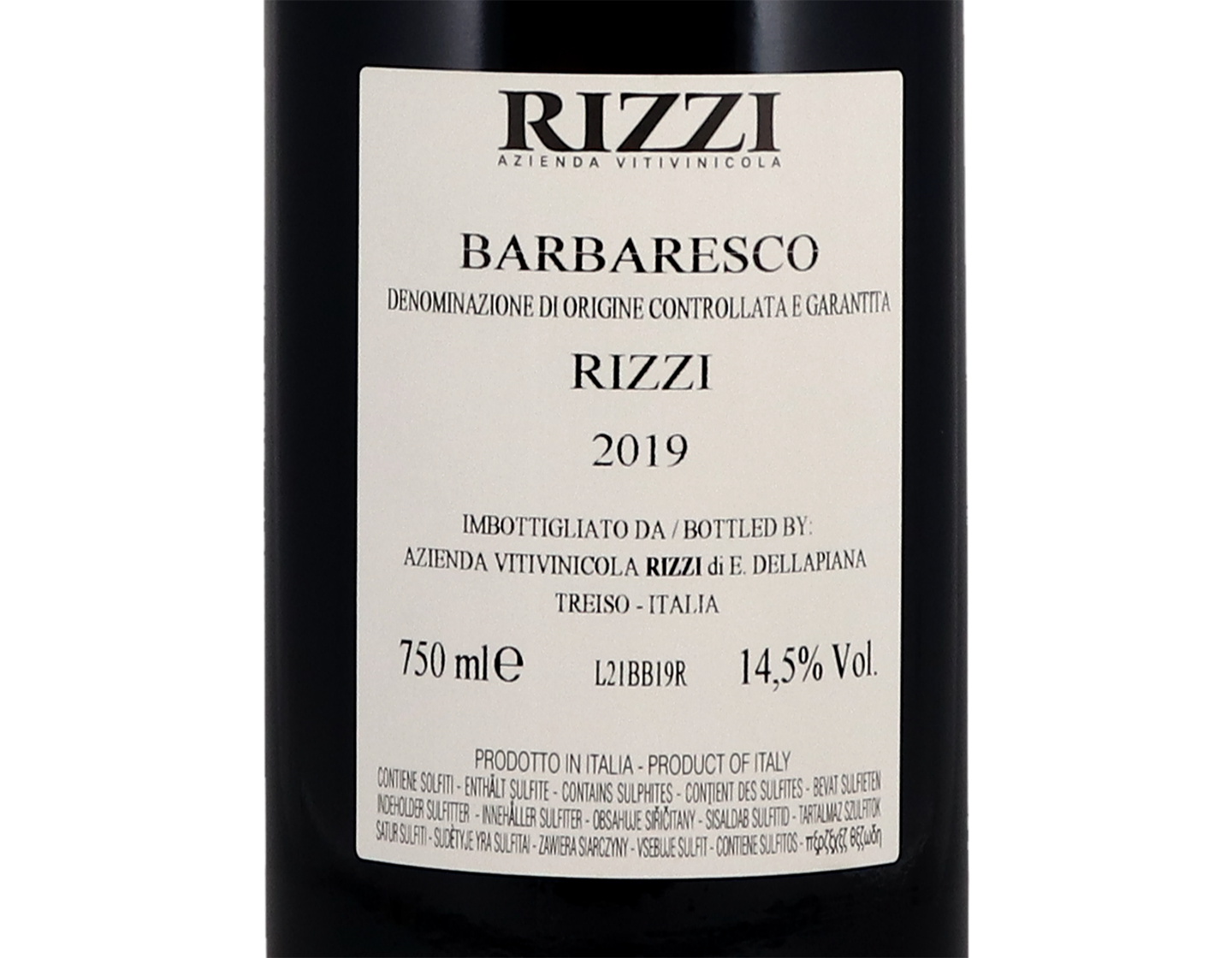 Barbaresco Rizzi 2019