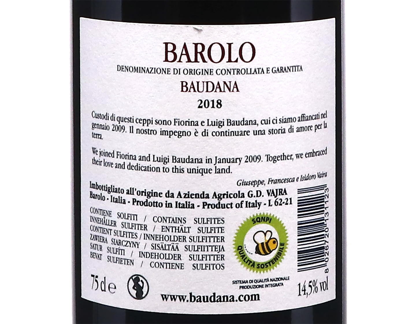 Barolo Baudana Luigi Baudana 2018