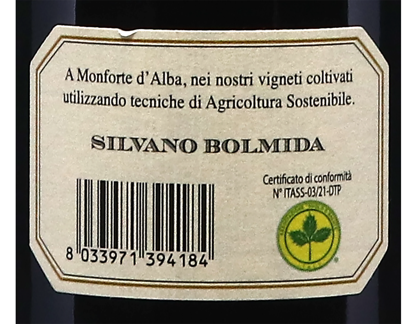 Barolo Le Coste di Monforte Silvano Bolmida 2018