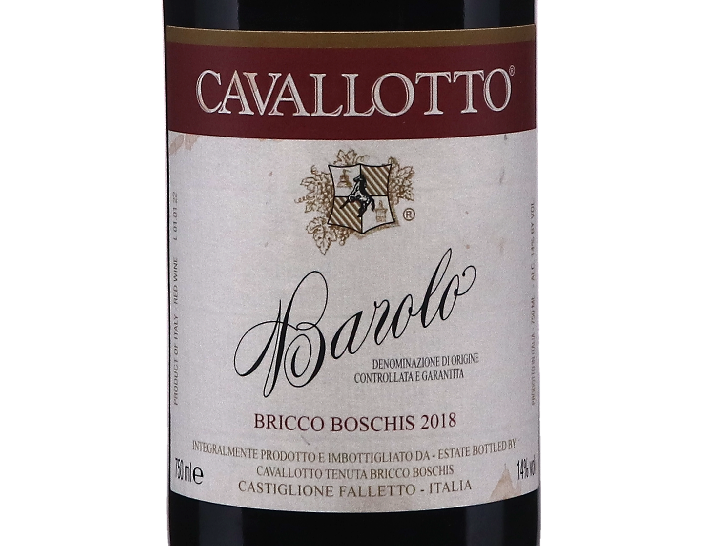 Barolo Bricco Boschis Cavallotto 2018