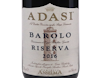 Barolo Riserva Anselma Adasi 2016 view 2