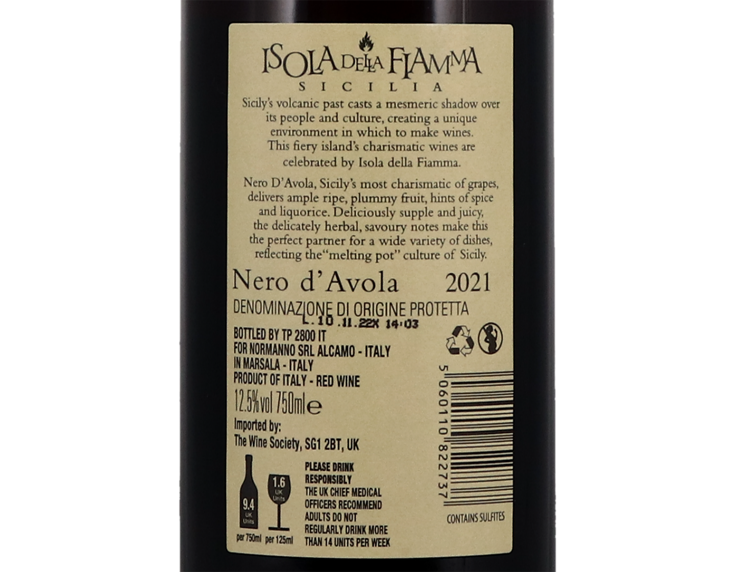 Isola della Fiamma Nero d'Avola 2021