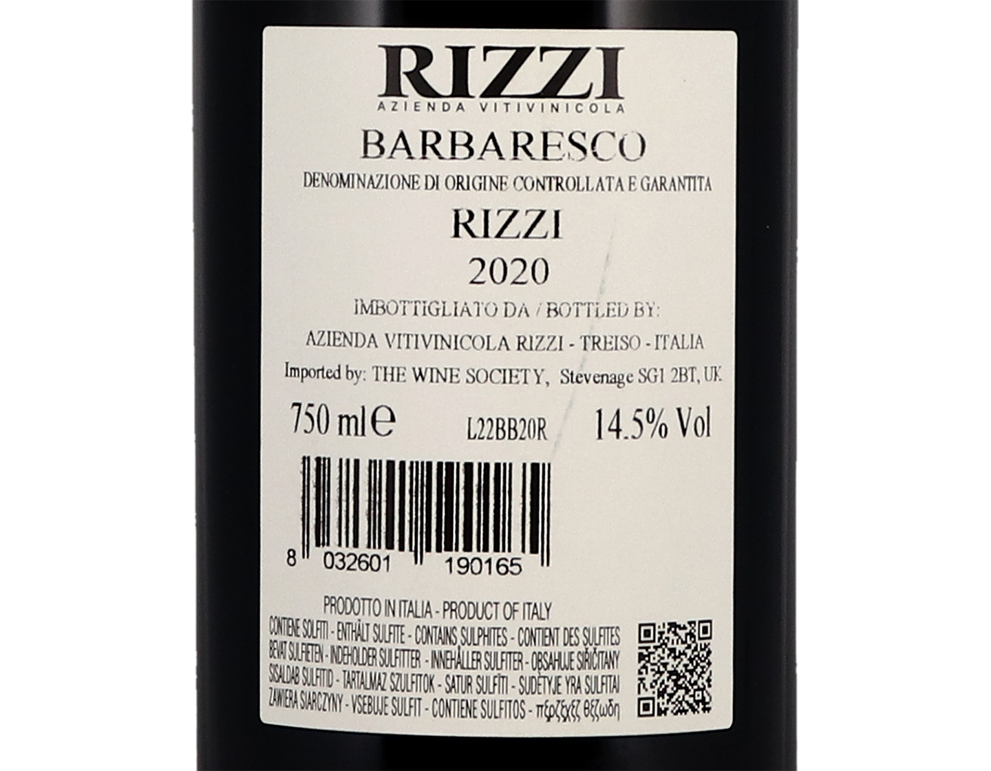 Barbaresco Rizzi 2020