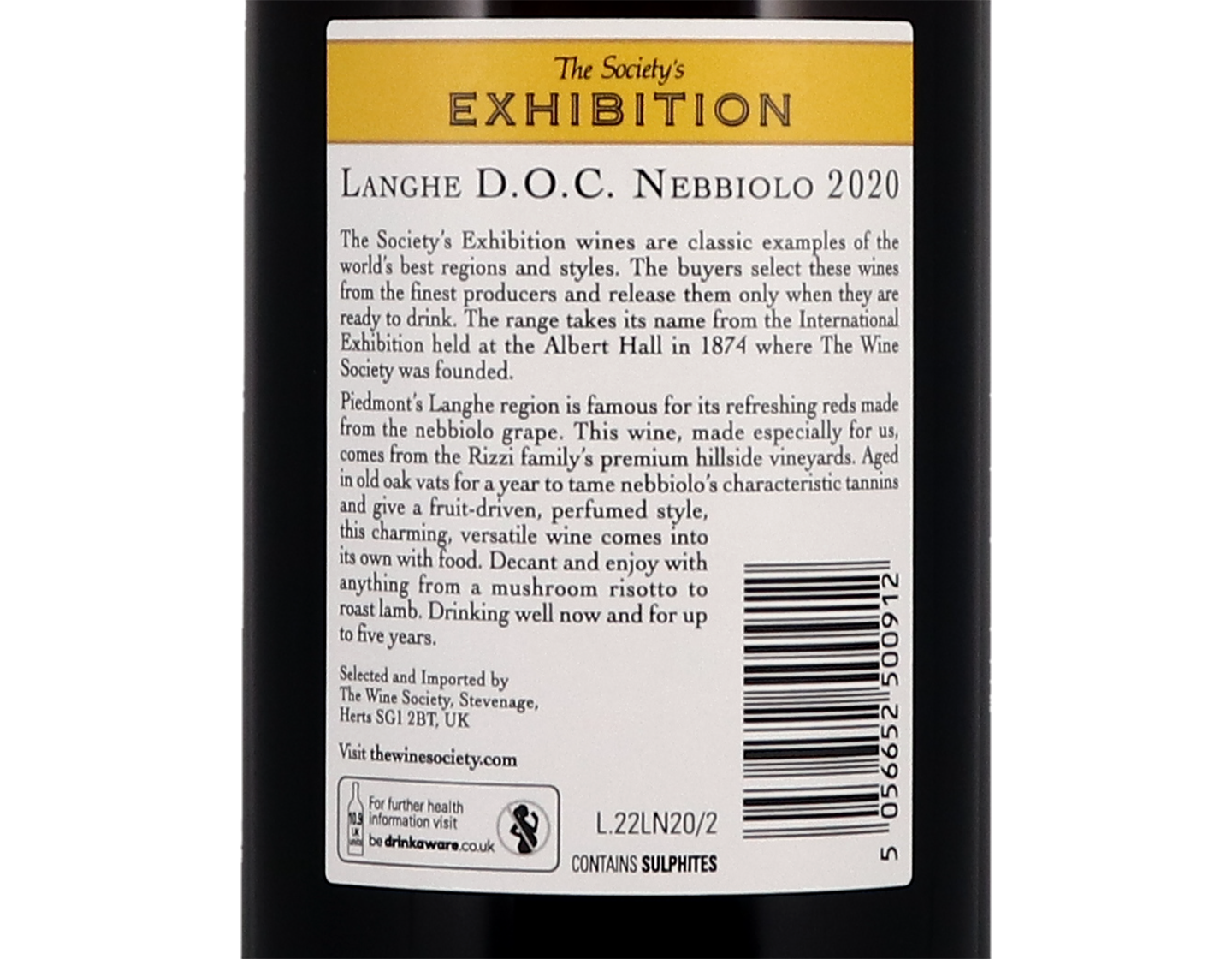 The Society's Exhibition Langhe Nebbiolo 2020
