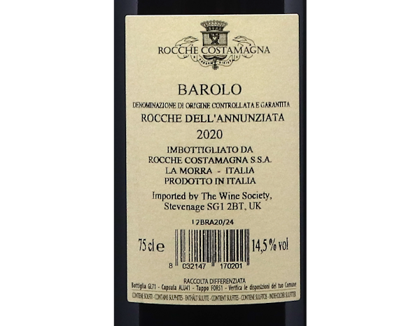 Barolo Rocche dell'Annunziata, Rocche Costamagna 2020