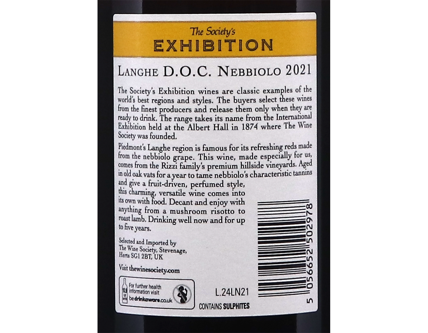 The Society's Exhibition Langhe Nebbiolo 2021