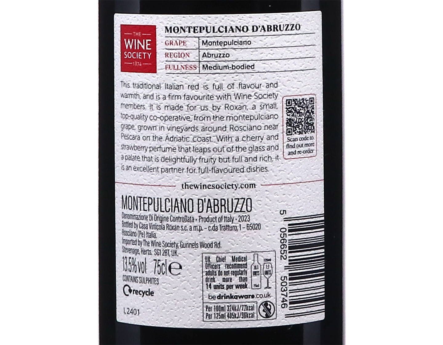 The Society's Montepulciano d'Abruzzo 2023